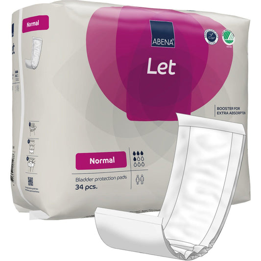 Abena Let Normal bladder protection pads, 34 pcs in pack