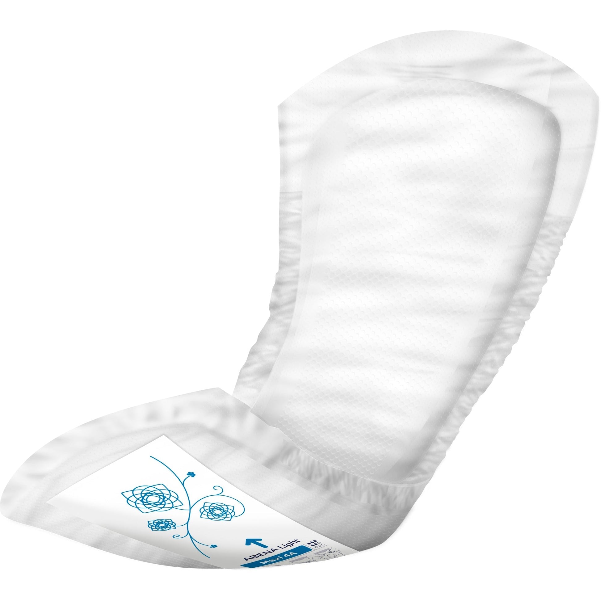 Light Maxi 4A bladder protection pad, white curved absorbent pad