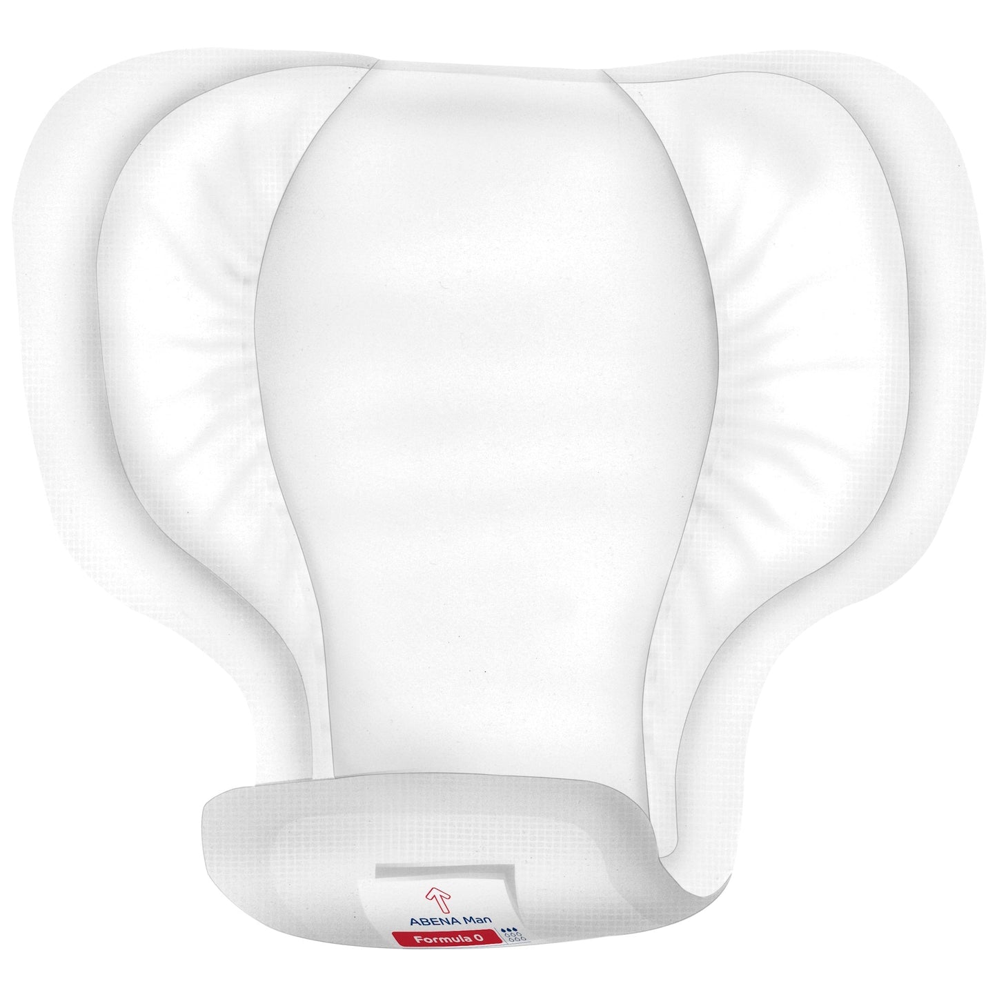 White male insert pads shown open, Formula 0 label at front