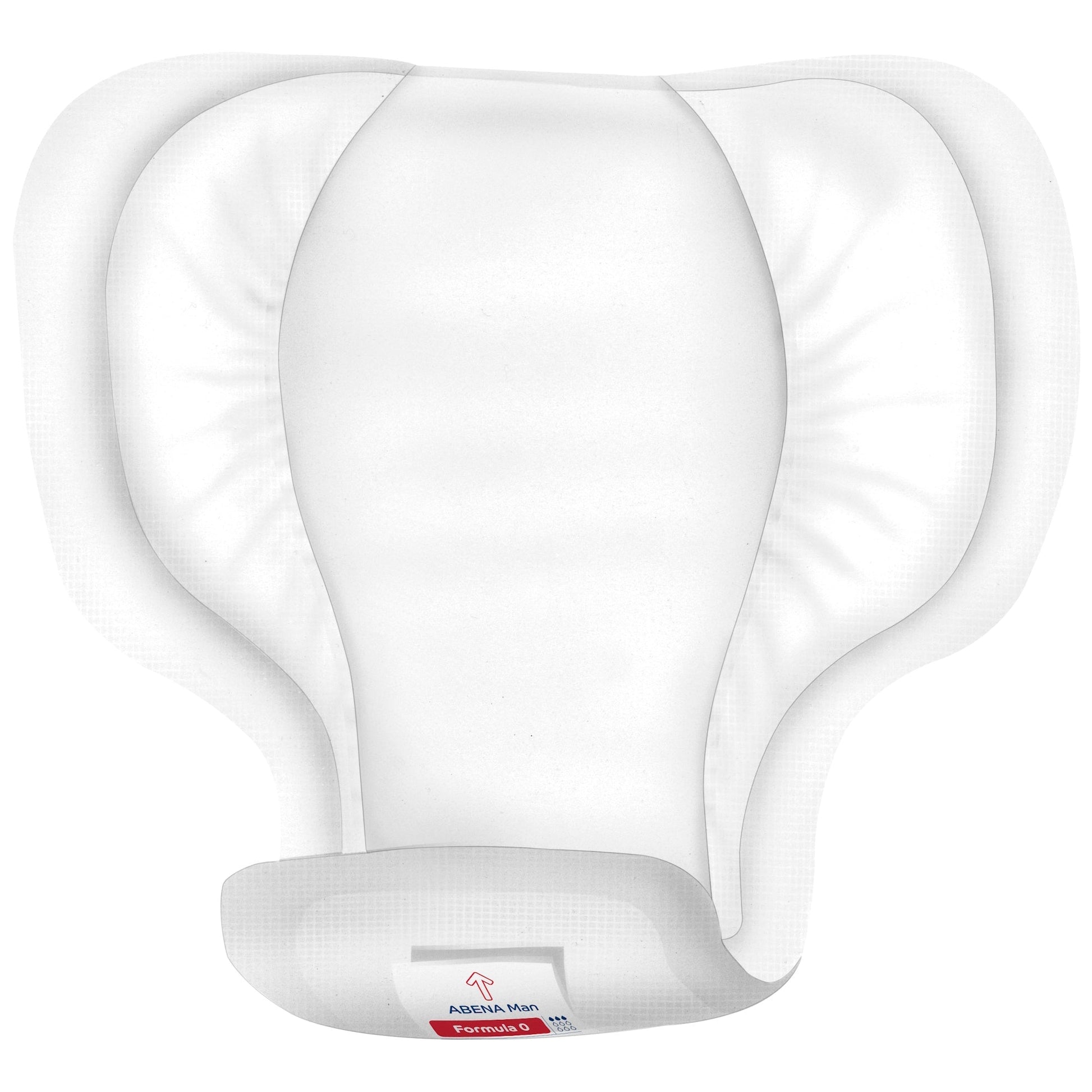 White male insert pads shown open, Formula 0 label at front