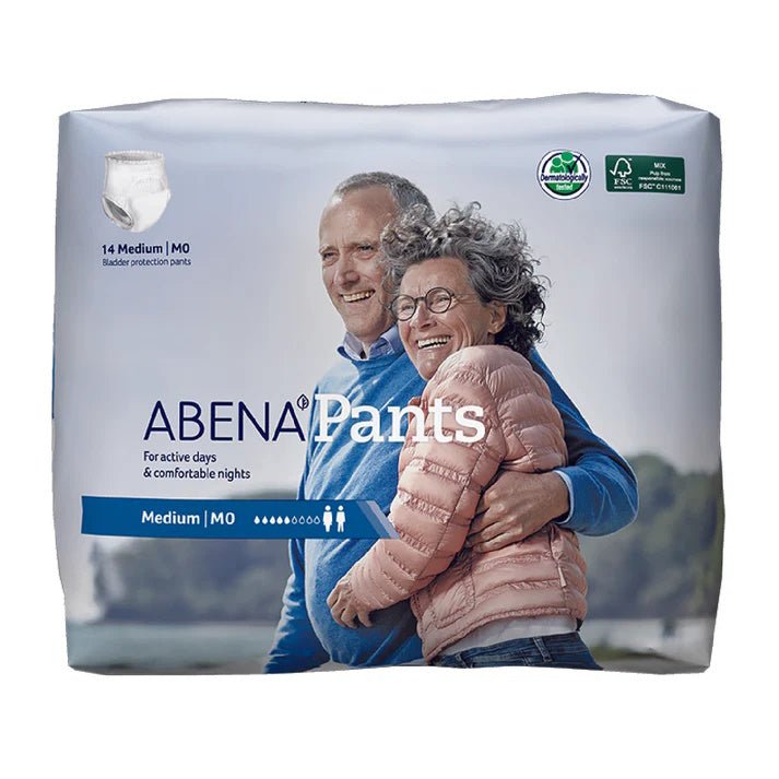 Medium pull-on absorbent underwear, Level 0, 14-pack in outer carton