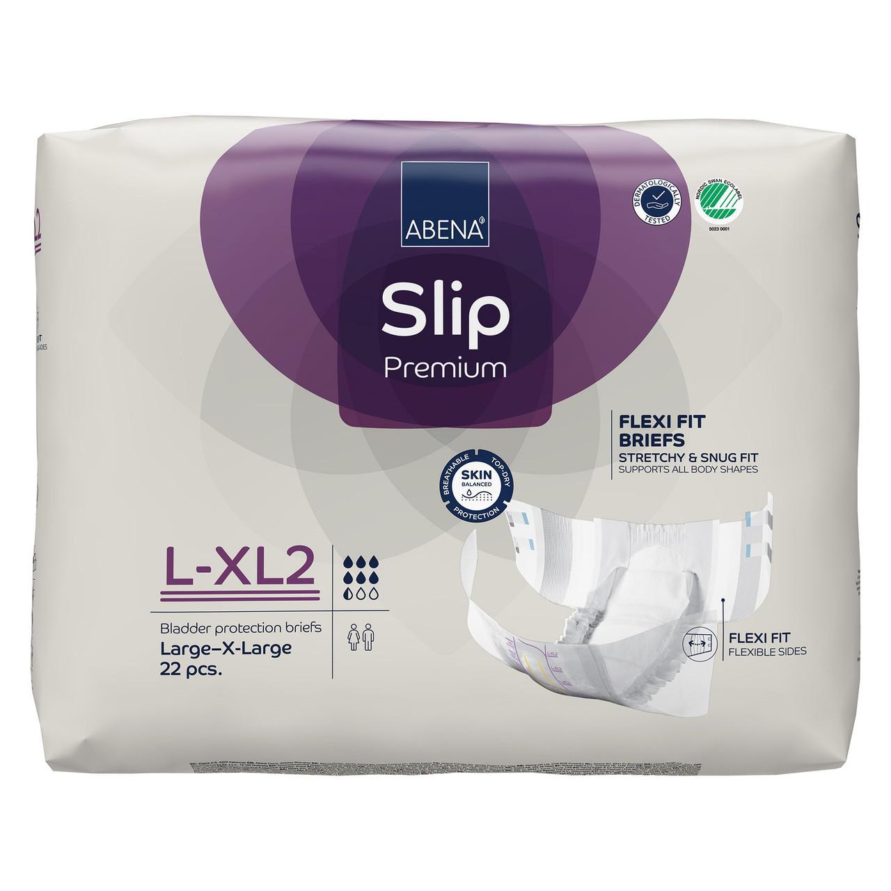 Abena Slip Premium Flexi Fit briefs L-XL2, 22 pcs, flexible sides