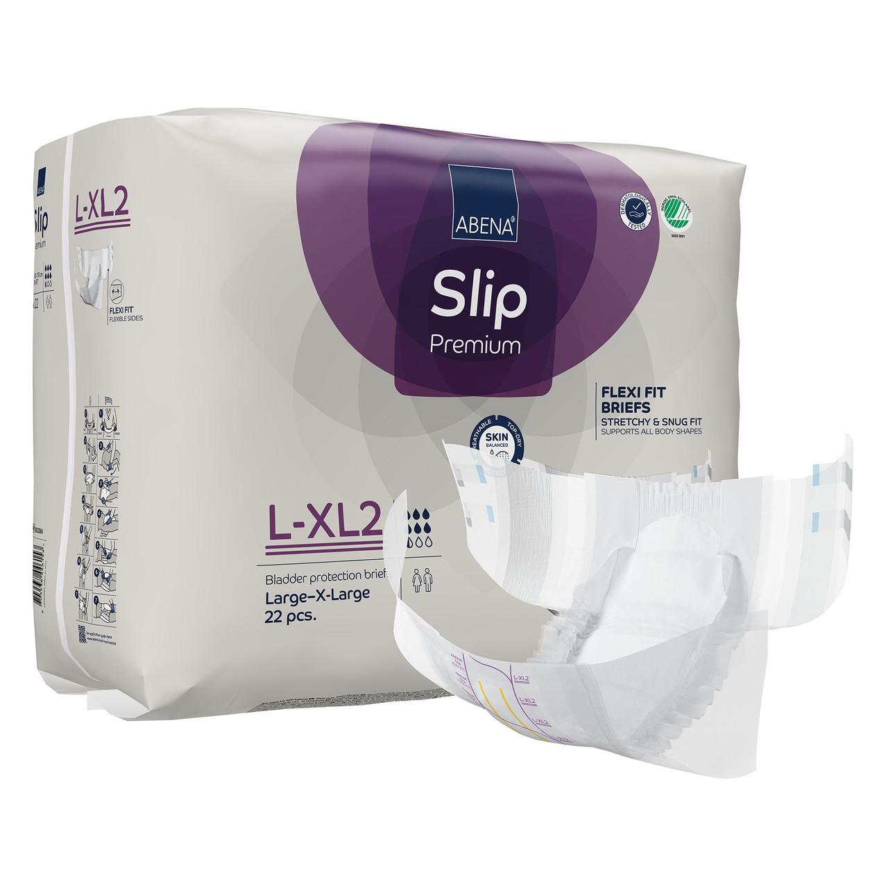 Abena Slip Premium Flexi Fit briefs L-XL2, bladder protection, 22-pack