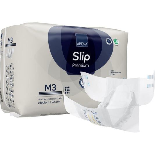 Abena Slip Premium Level 3 adult diapers, size M3 medium, pack of 23