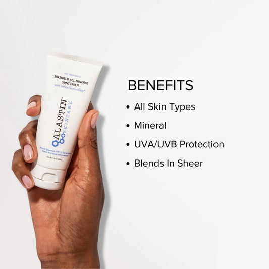 Alastin Skincare SilkSHIELD All Mineral Sunscreen SPF 30 1.9 Oz Nava Beauty
