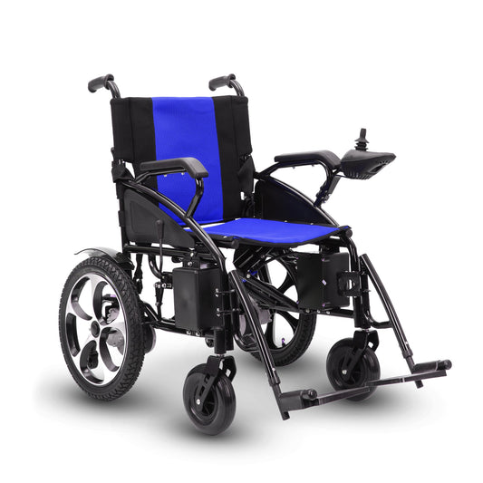 ARTEMIS (BLUE) - Folding Lightweight Electric Wheelchair 265lbs - 500W-  13Miles