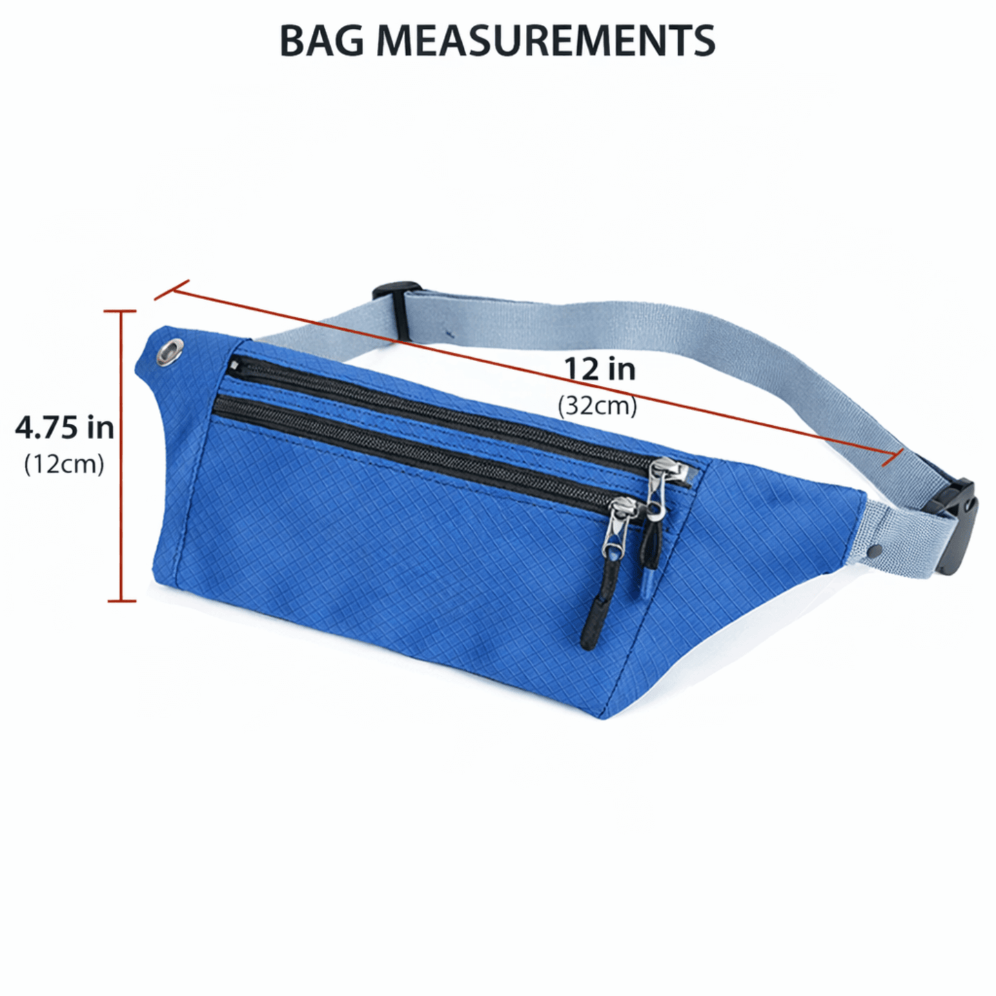 XGear Fitness Waterproof Fanny Pack for Running and Travel