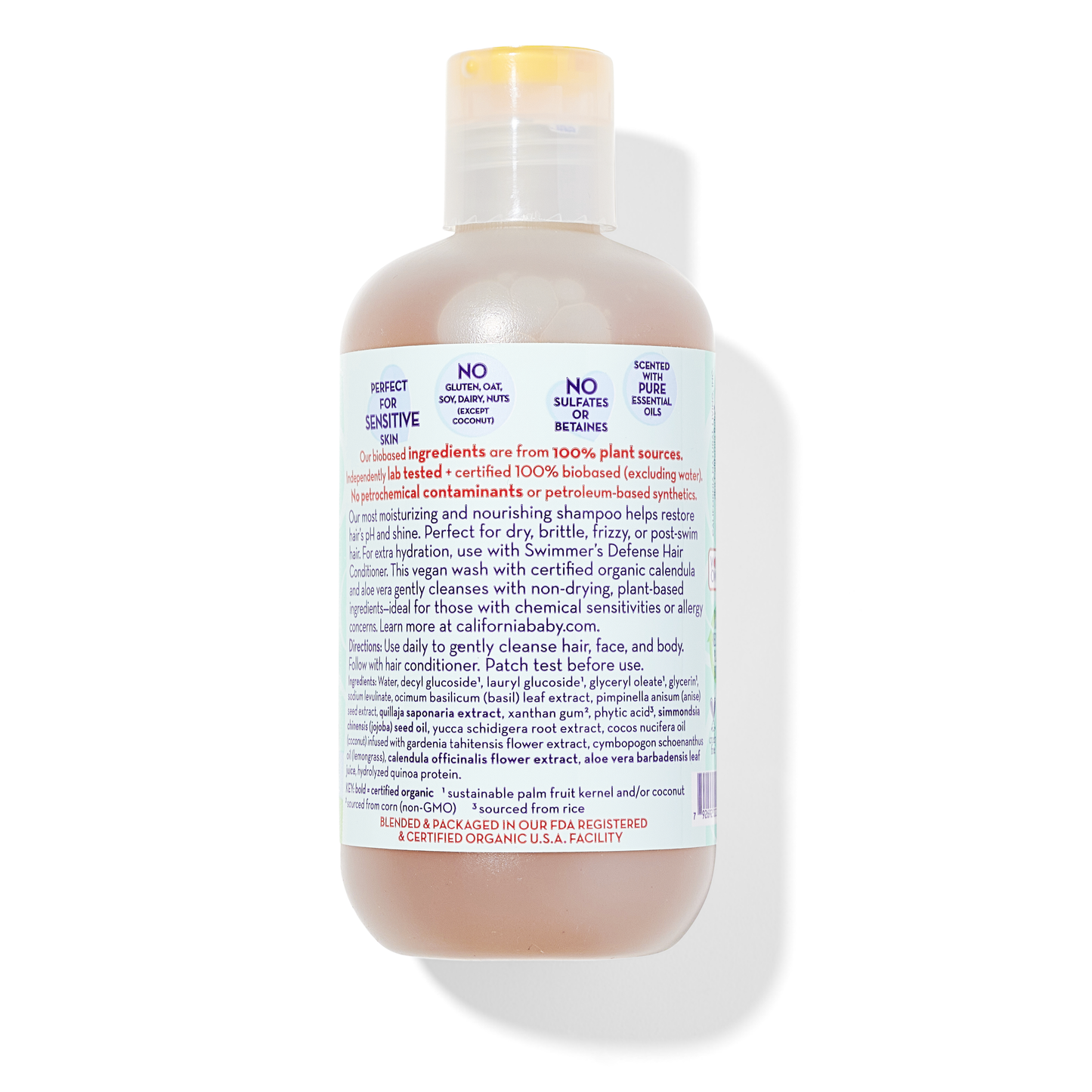 Swimmer's Defense™ Shampoo & Bodywash California Baby
