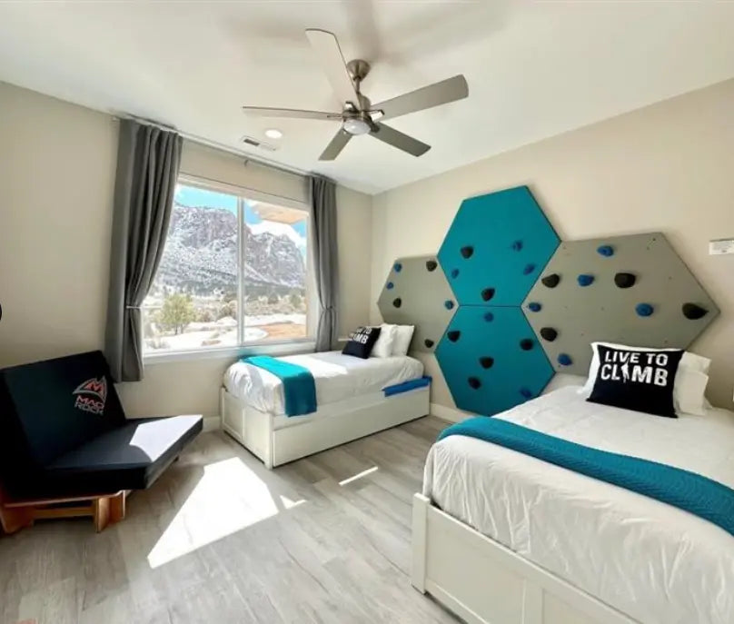 Rock Climbing Panels - HexCore Modular Hexagonal Wood Panel