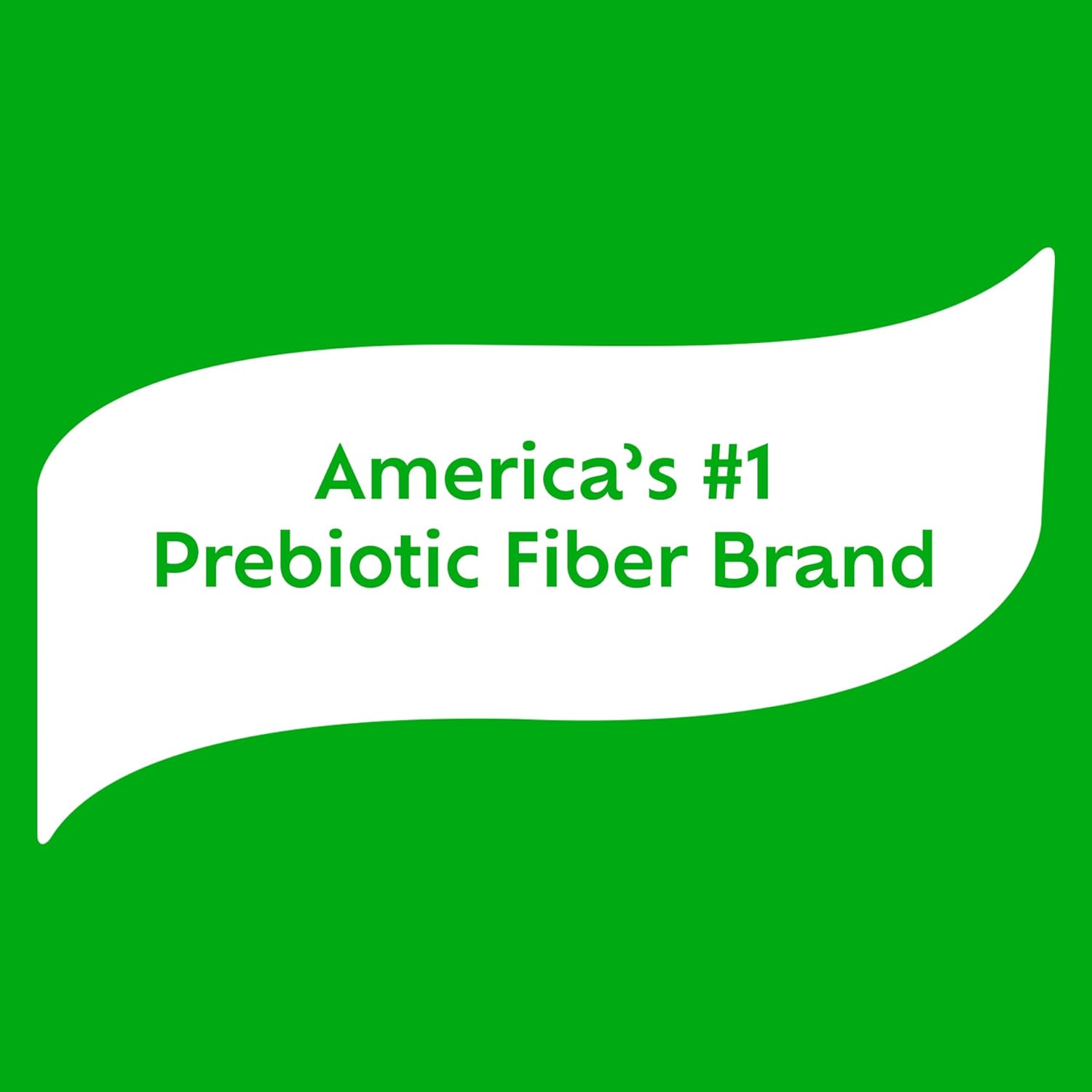 America’s #1 prebiotic fiber brand banner graphic