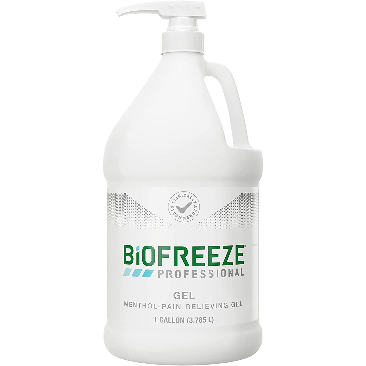 Biofreeze Professional menthol pain relief gel, 1-gallon bottle with pump