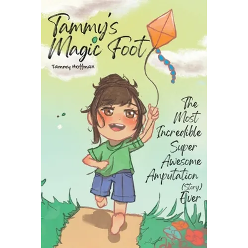 Children’s story paperback with cartoon boy holding kite, illustrated cover