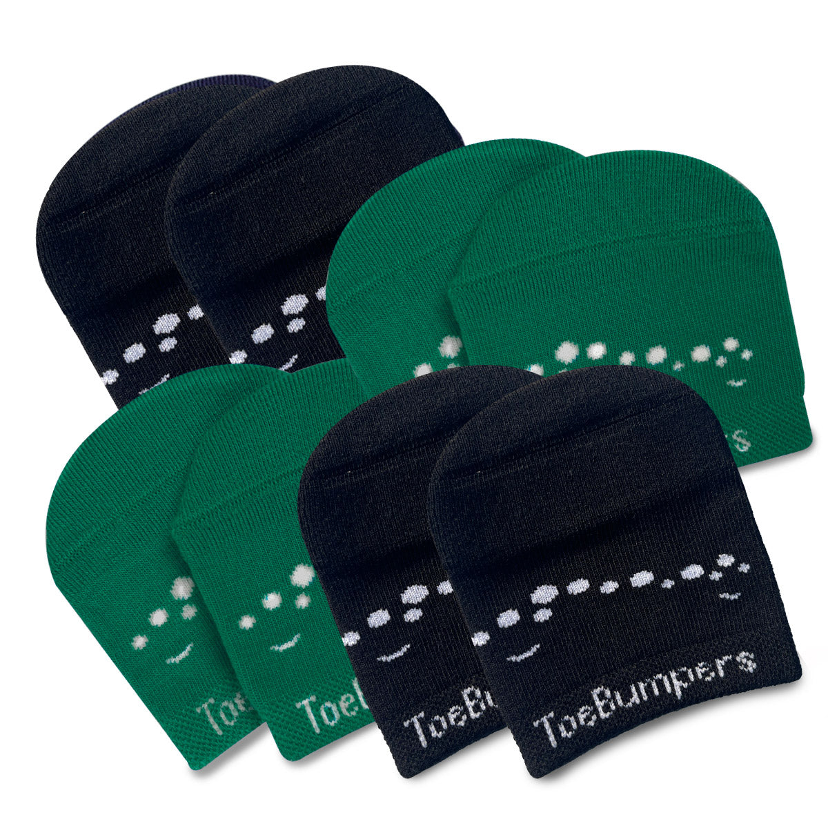 The Protector Pack - Men's Running Toe-Cushioning Sock (4-Pack) Toe Bumpers