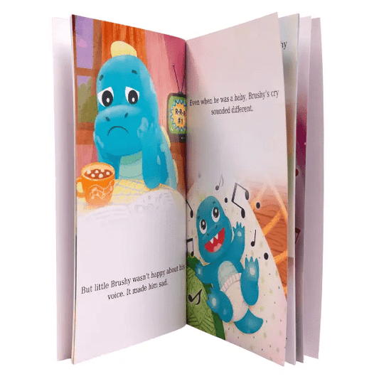 Brushy Finds His Voice Storybook by Toothbrush Toys