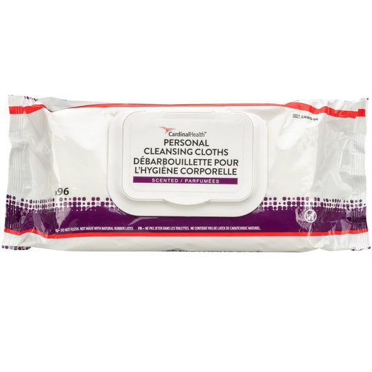 Personal cleansing cloths, scented/perfumed wipes, x96