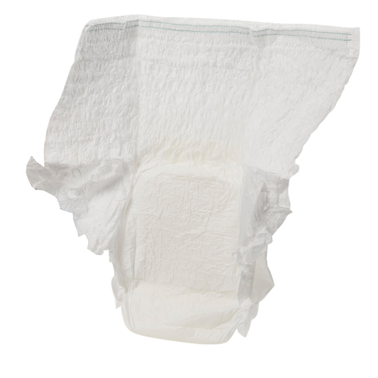 White protective pull-up underwear with moderate absorbency, cloth-like outer layer