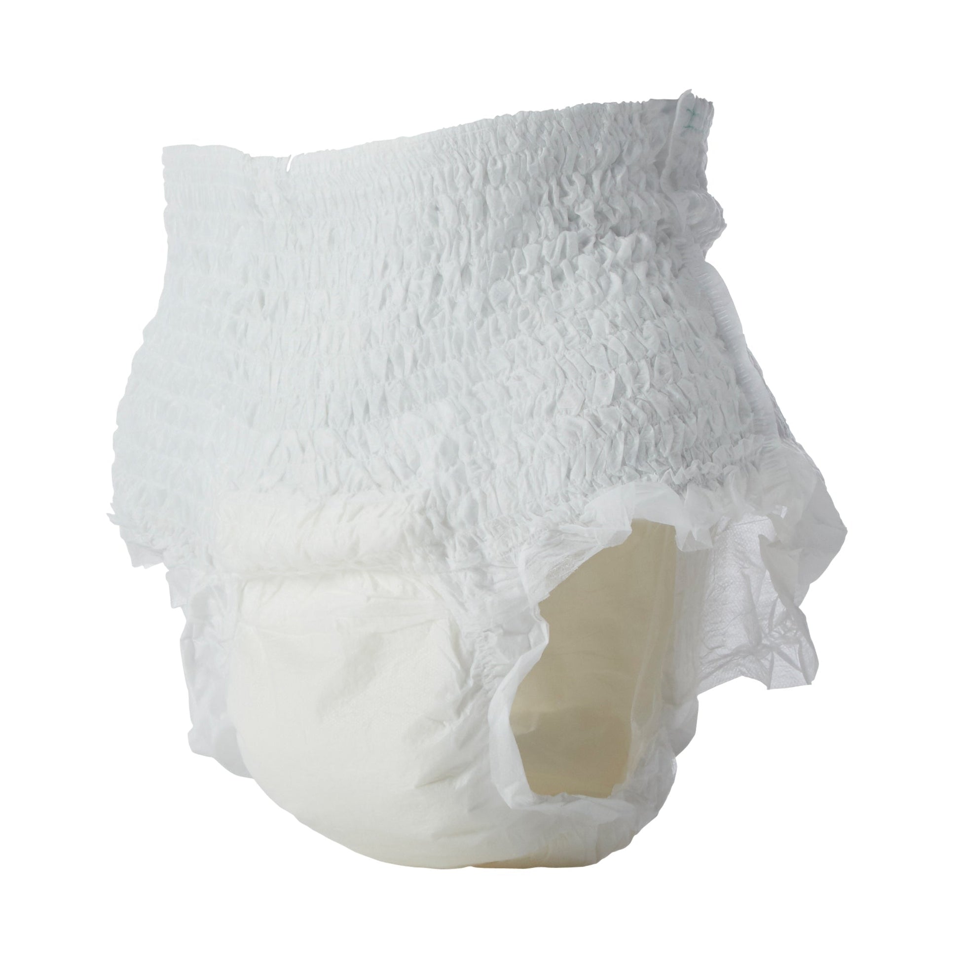 Extra heavy absorbency disposable underwear briefs, absorbent liner, white/gray