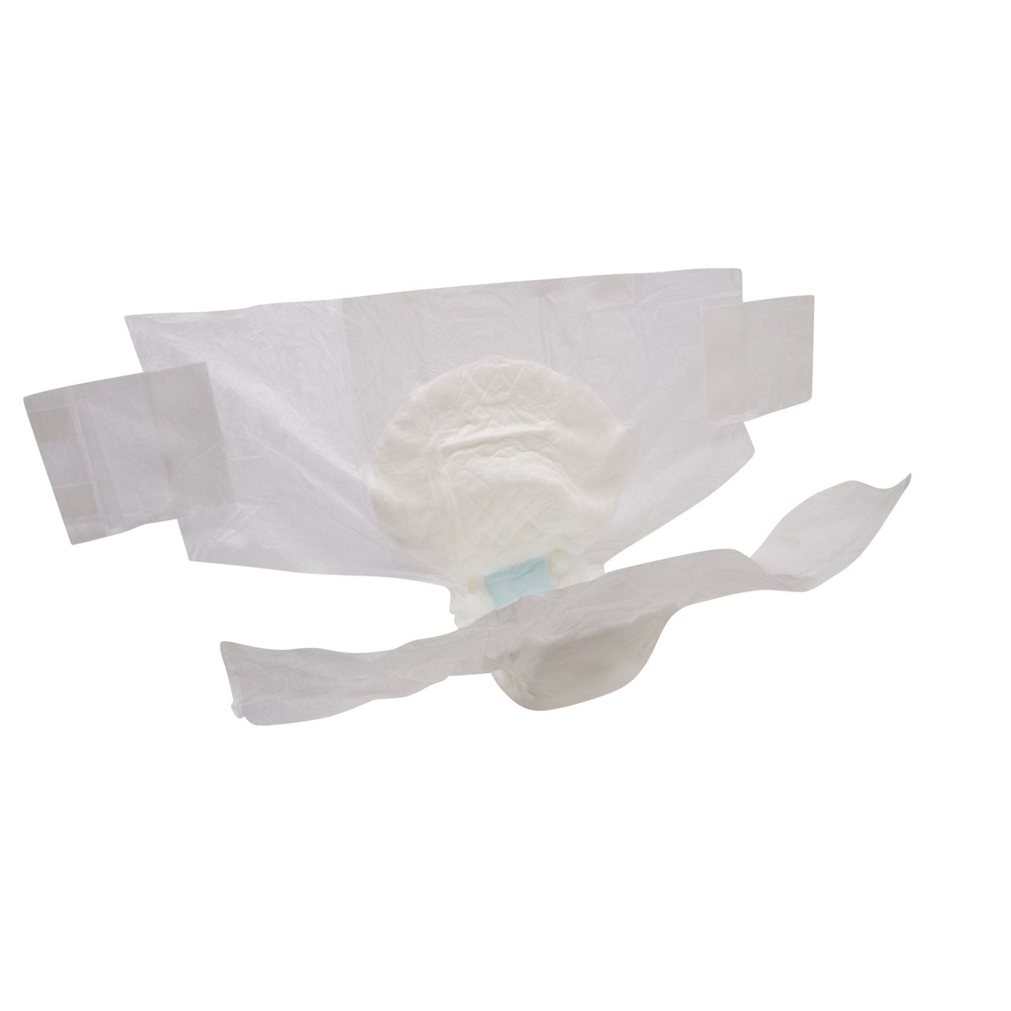 Quilted adult briefs, white, absorbent underwear with side openings