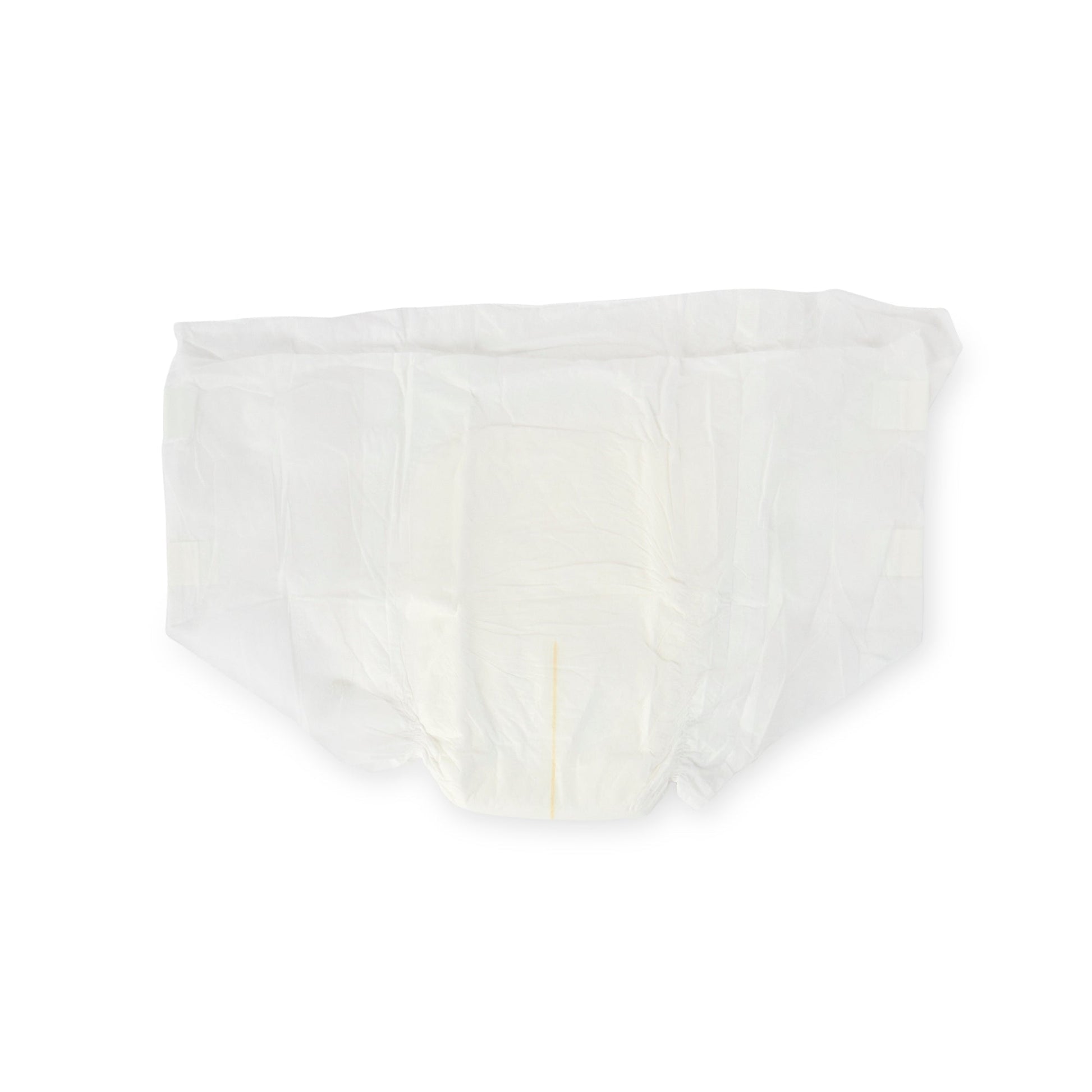 Quilted adult briefs, white, disposable protective underwear