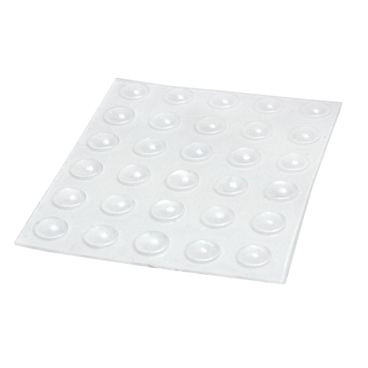 Clear bump dots sheet with raised circular dots, transparent flexible texture