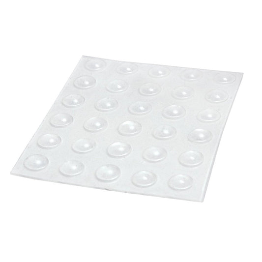 Clear bump dots sheet with raised circular dots, transparent flexible texture