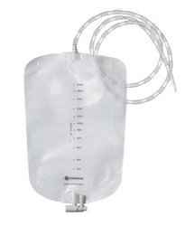 Coloplast Assura urostomy night drainage bag with clear pouch and tubing