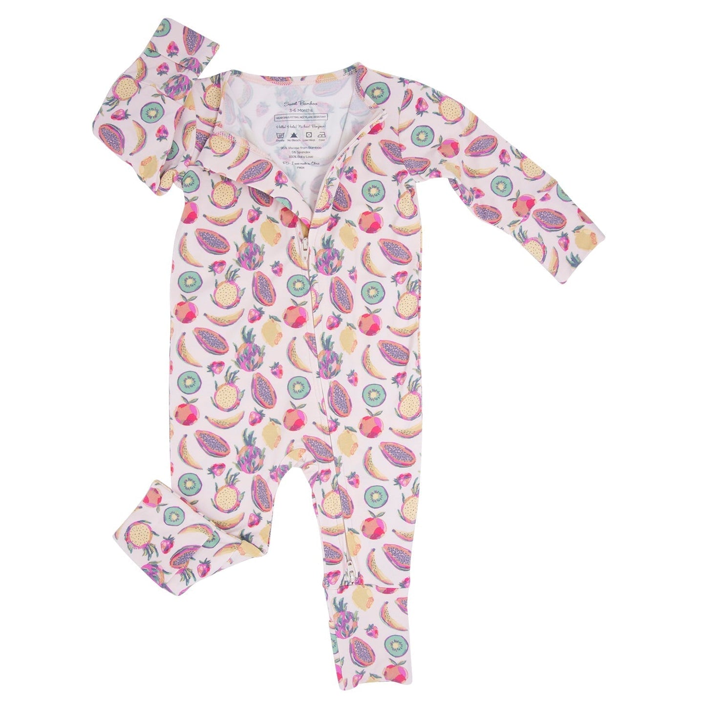 Tropical Fruit Convertible Romper