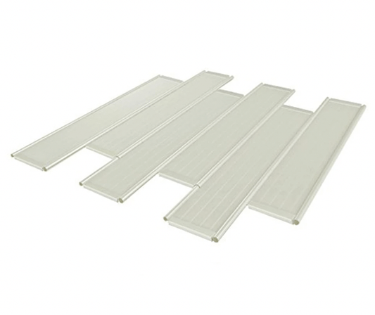 Light gray sofa support cushion inserts, 6 slat pads