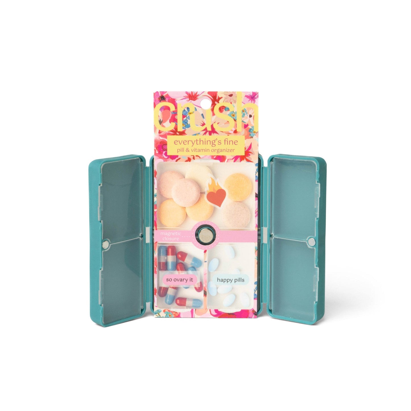 Crush™ Everything’s Fine Pill & Vitamin Case