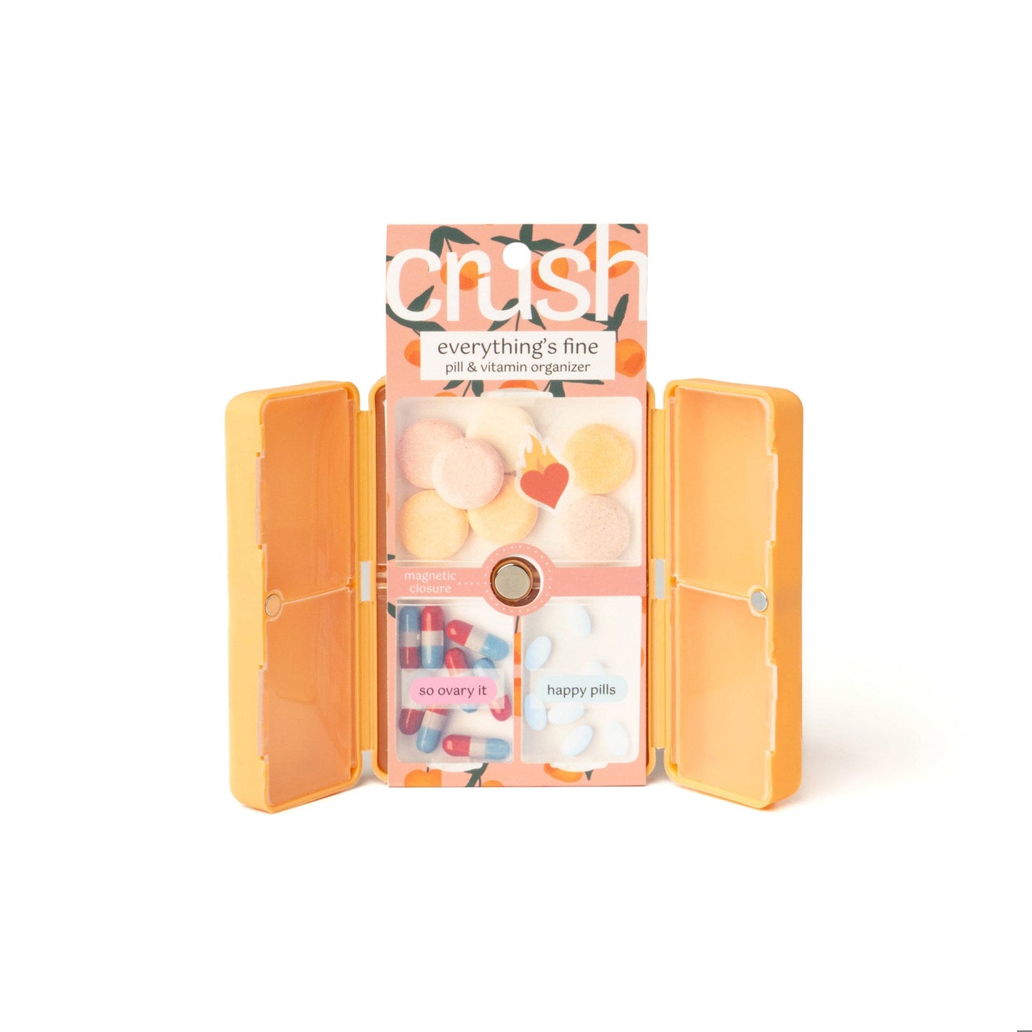 Crush™ Everything’s Fine Pill & Vitamin Case