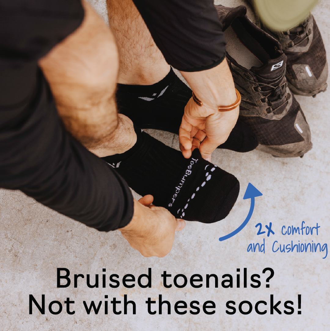 Men's Running Toe-Cushioning Sock (3) Toe Bumpers
