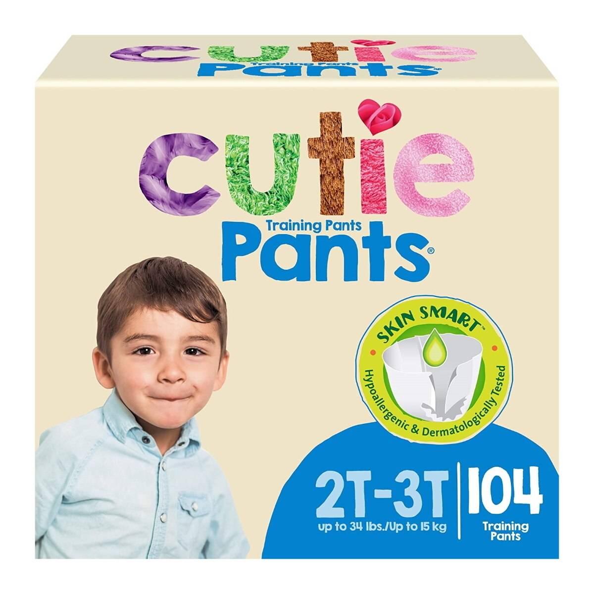 Boys training pants pack, 2T–3T diaper-style pull-ups (box front)