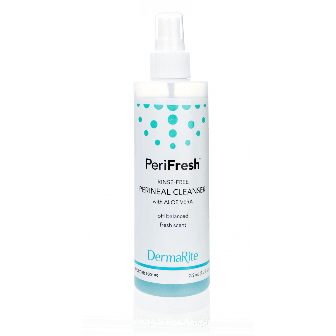 PeriFresh rinse-free perineal cleanser bottle with aloe vera, pH balanced, 8 oz