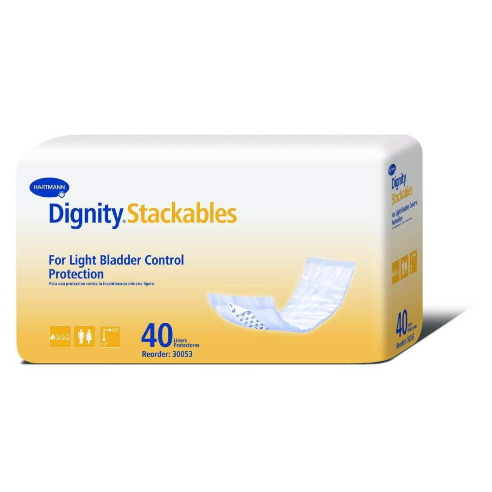 Dignity Stackables bladder control liners pack, light bladder protection