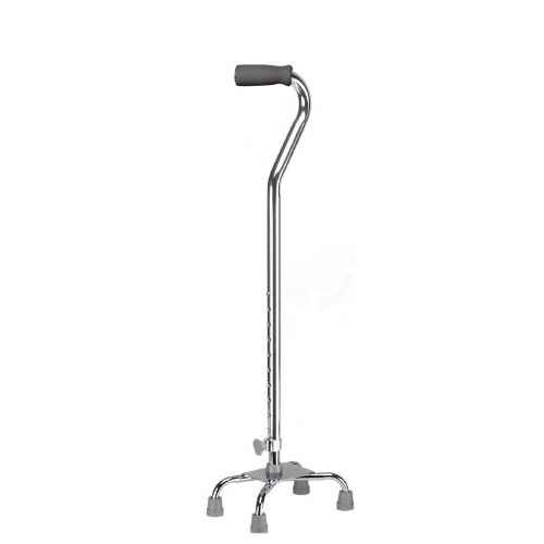 30–39 in quad base cane, padded handle, chrome frame with 4 feet