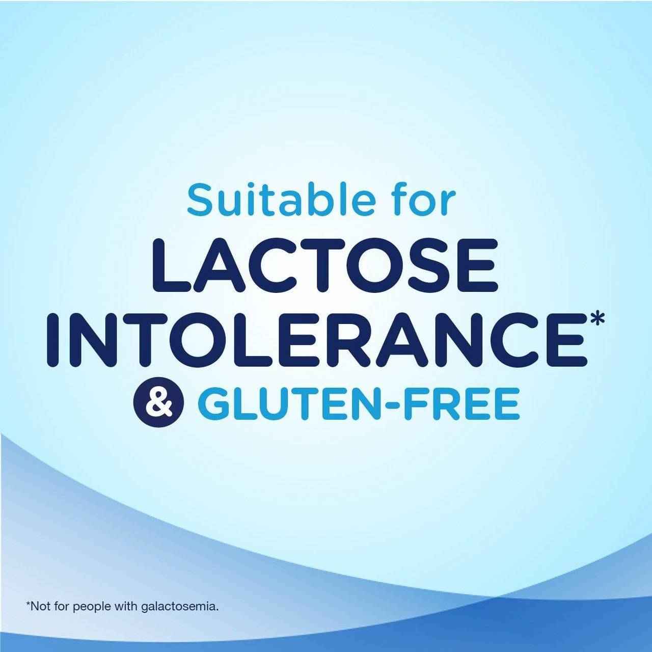 Suitable for lactose intolerance; gluten-free nutrition shake