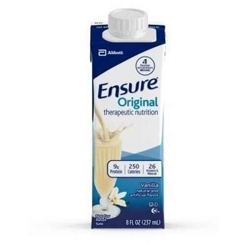 Ensure Original therapeutic shake, vanilla 8 oz carton with flip-top cap