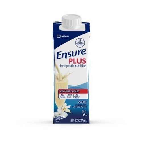 Ensure Plus vanilla therapeutic nutrition shake 8 fl oz carton