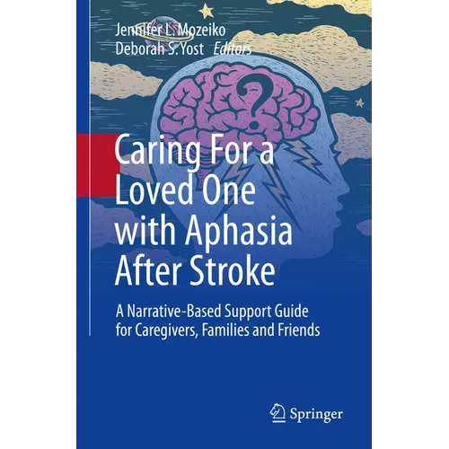 Paperback book cover with blue design and brain illustration, titled 'Caring For a Loved One'.