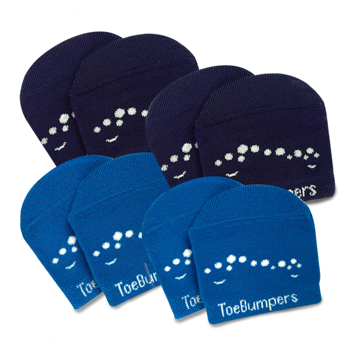 The Protector Pack - Men's Running Toe-Cushioning Sock (4-Pack) Toe Bumpers