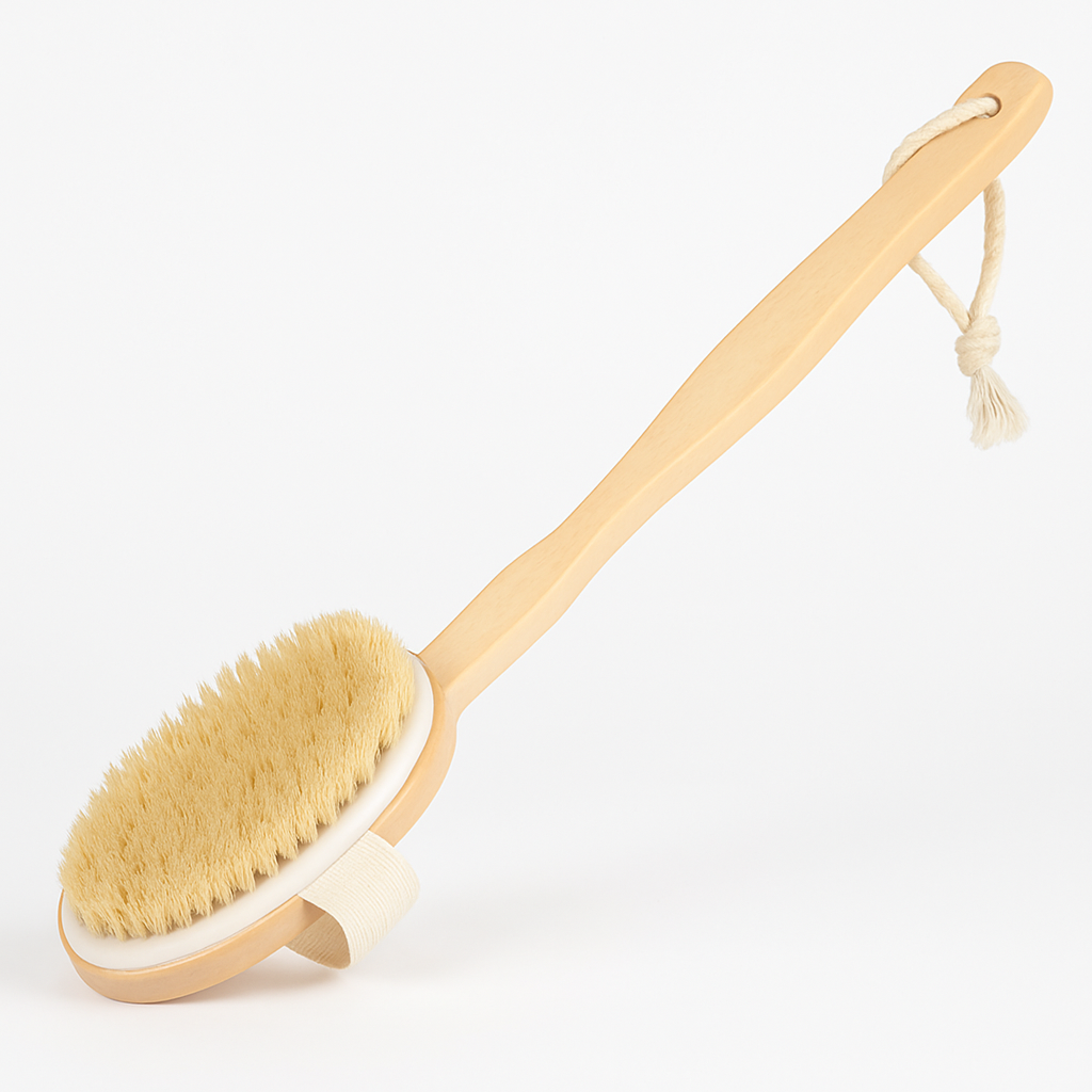 Bath Brush with Long Handle and Detachable Scrubber LJGDeals