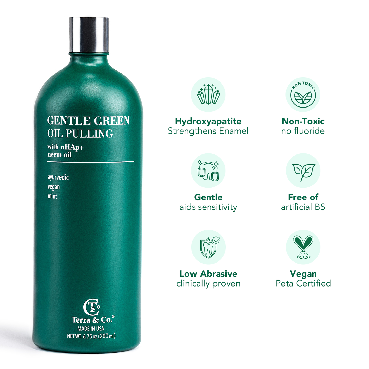 Gentle Green Oil Pulling – Enamel Support & Gum Health Terra & Co.