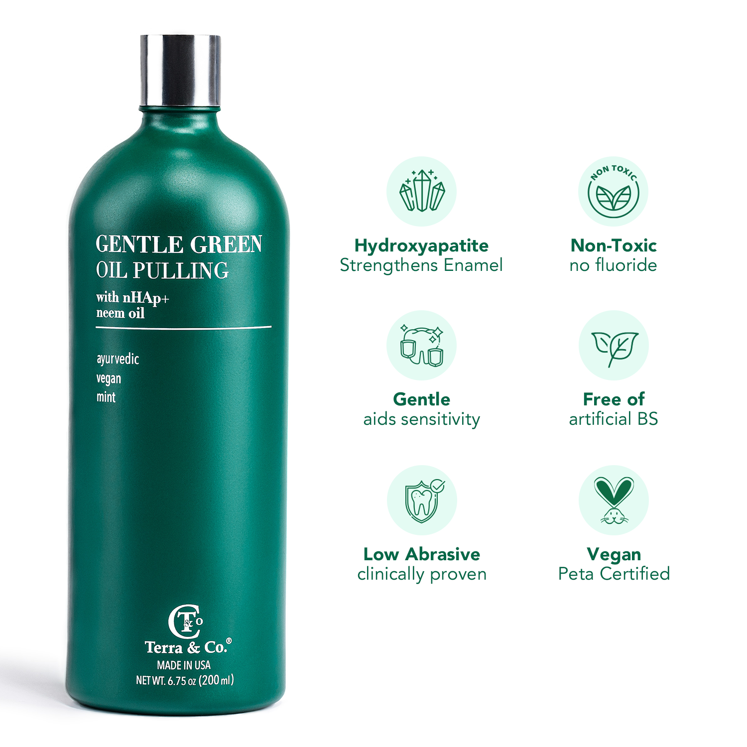 Gentle Green Oil Pulling – Enamel Support & Gum Health Terra & Co.