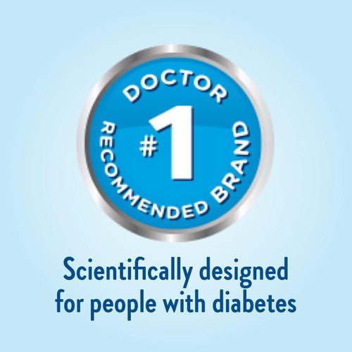 Doctor recommended #1 and scientifically designed for people with diabetes badge