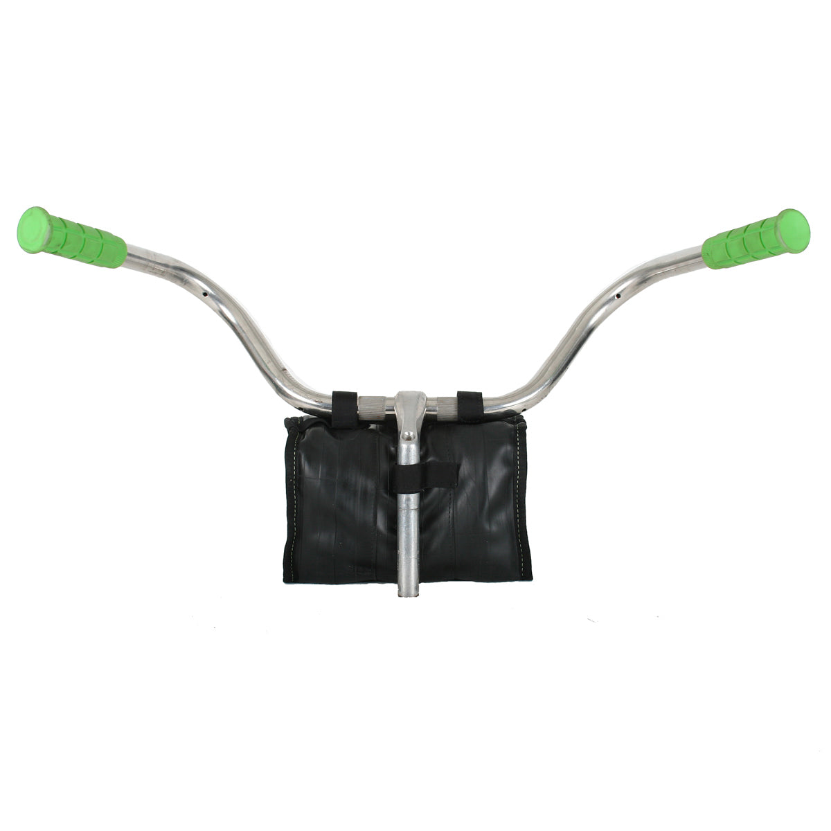 Black cruiser cooler handlebar bag underside with mounting strap