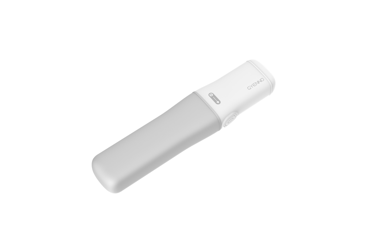 Adaptive twist spoon handle with integrated grey twist collar, no utensil head attached