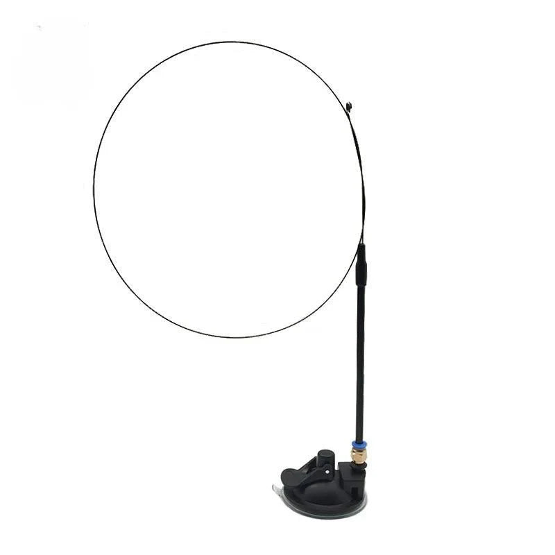 Hands-Free Feather Cat Wand with Bell – Suction Cup Interactive Toy
