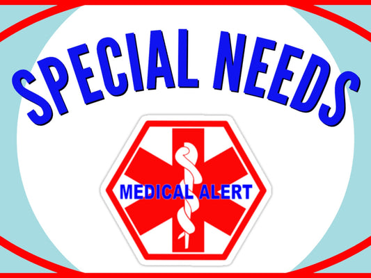 Special Needs Stick-N-Go Reusable Any Diagnosis Waterproof Pack of 18