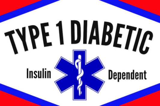 Type 1 Diabetes Stick-N-Go Reusable Any Diagnosis Waterproof Pack of 18