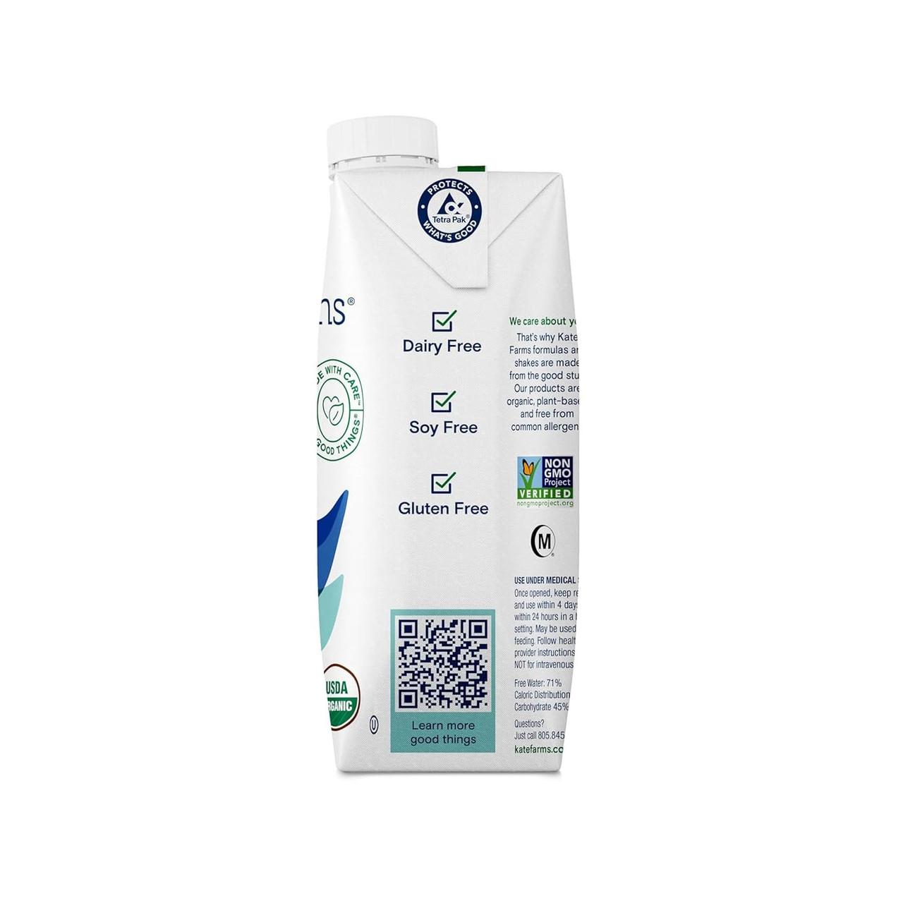Standard 1.4 Plain carton back with dairy-, soy-, gluten-free badges